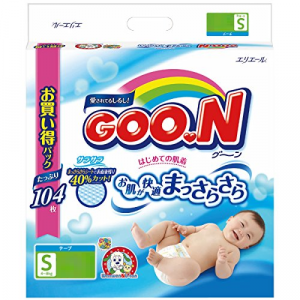 Japońskie pieluchy Goo.N S 4-8kg