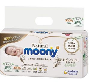 Moony Natural NB New Born 0-3kg