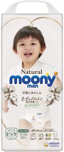 Moony Natural pieluchomajtki XL 12-22kg